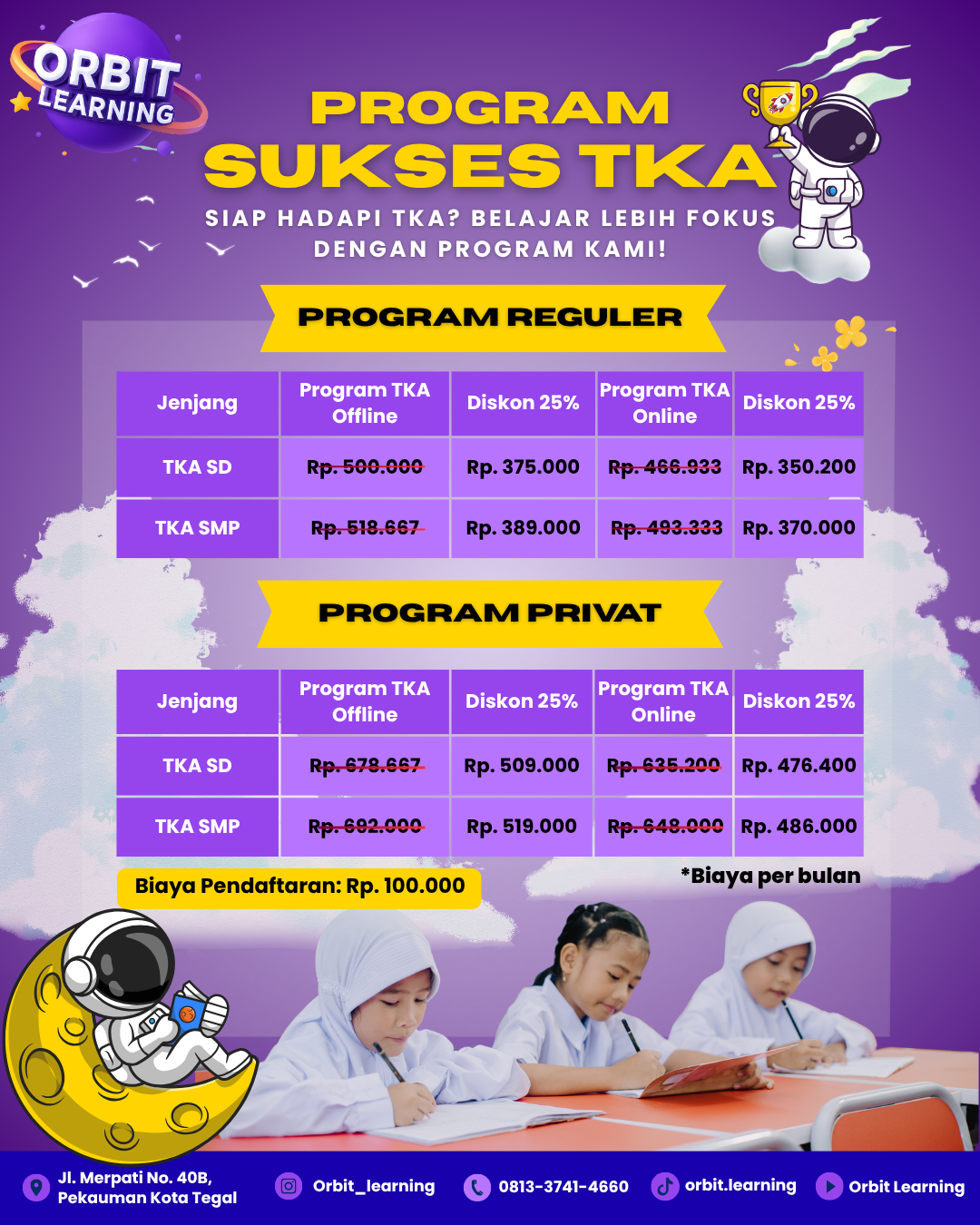 Program TKA SD dan SMP